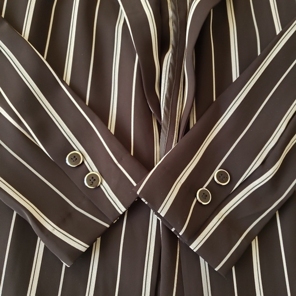 Dynamite Pinstripe Open Blazer XS - Picture 4 of 7